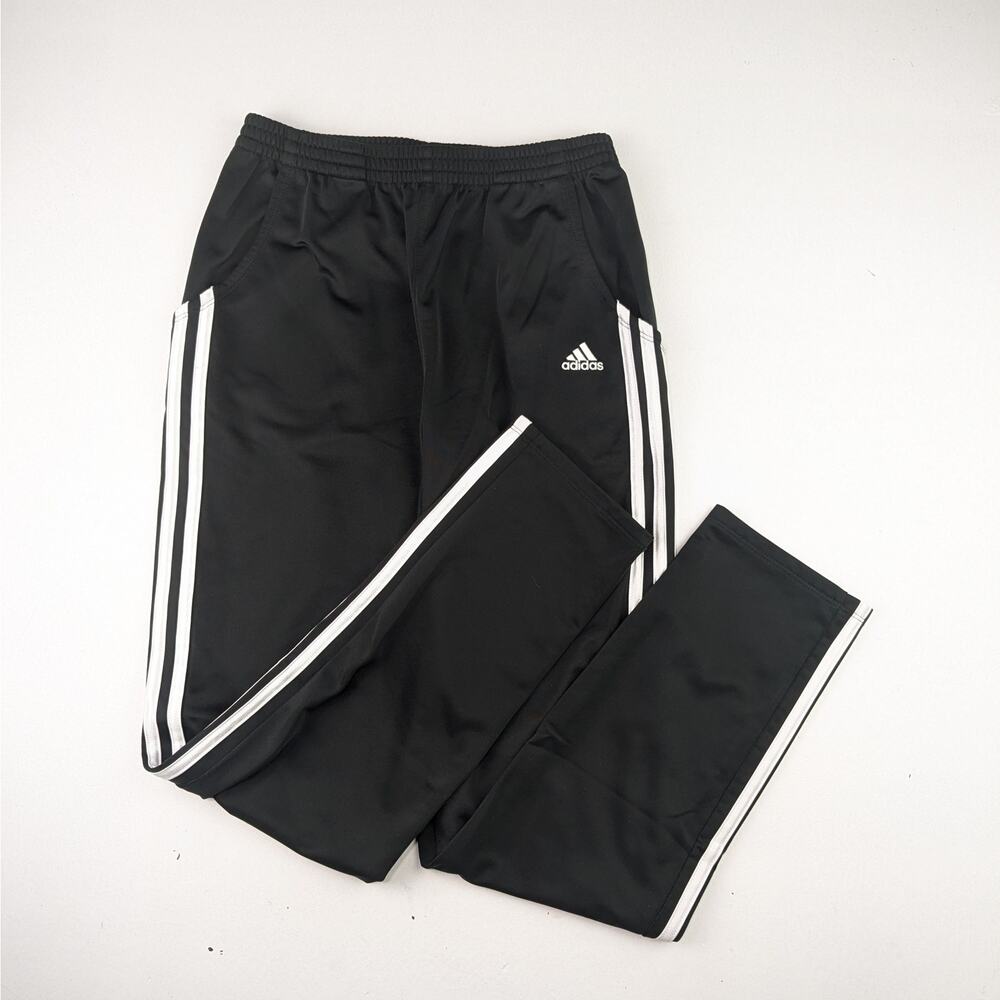 Adidas Black 3 Stripe Athletic Pants